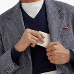 Portacarte in vitello MWMCBU434 C7208 BRUNELLO CUCINELLI 