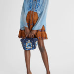 Kaftano corto con ricamo D462K406CSFWB S4217 ERMANNO SCERVINO 