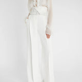 Pantaloni palazzo con cintura D466P304TEILM 14800 ERMANNO SCERVINO 