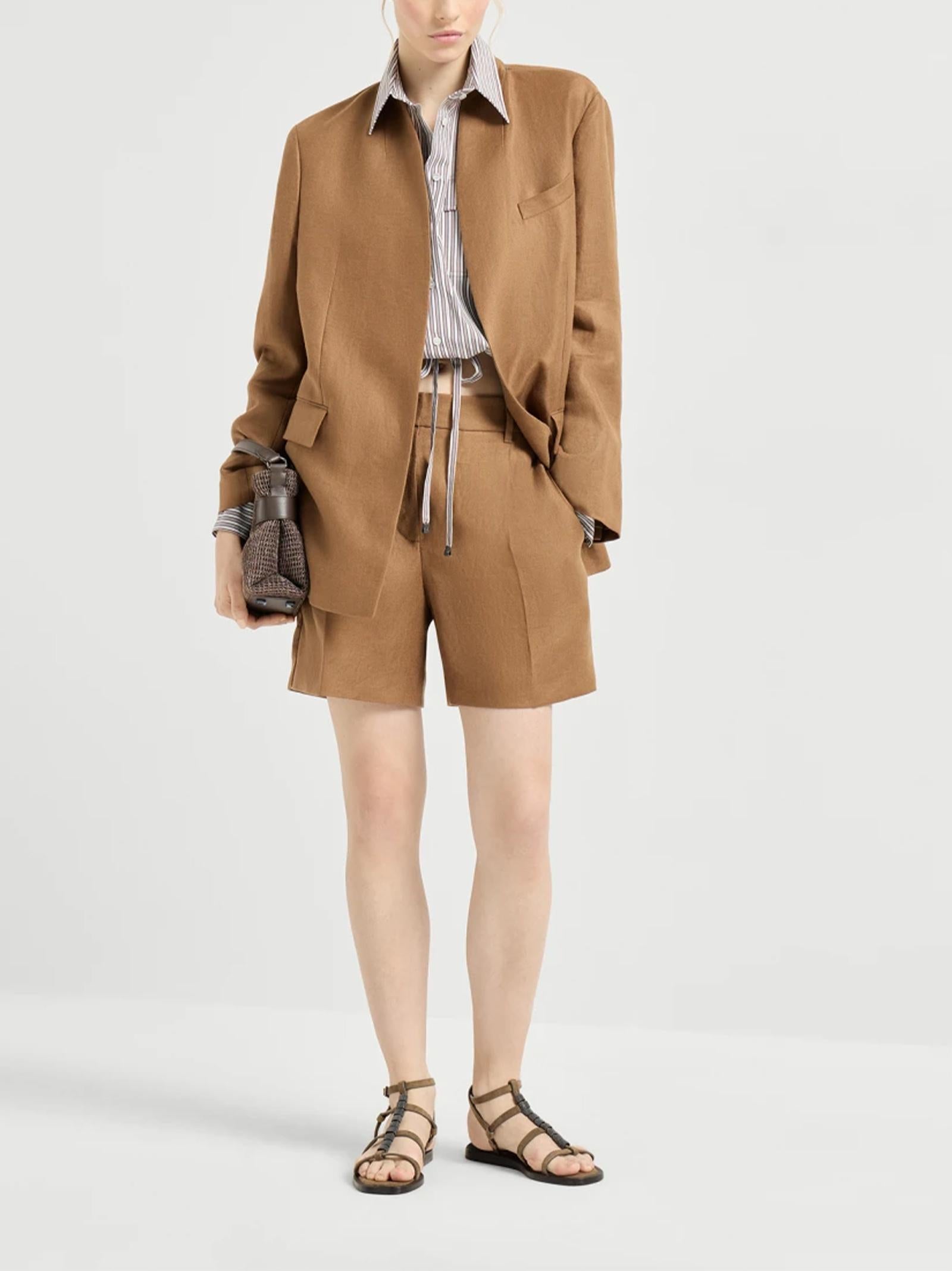 Giacca in lino MH5277487 C9850 BRUNELLO CUCINELLI 