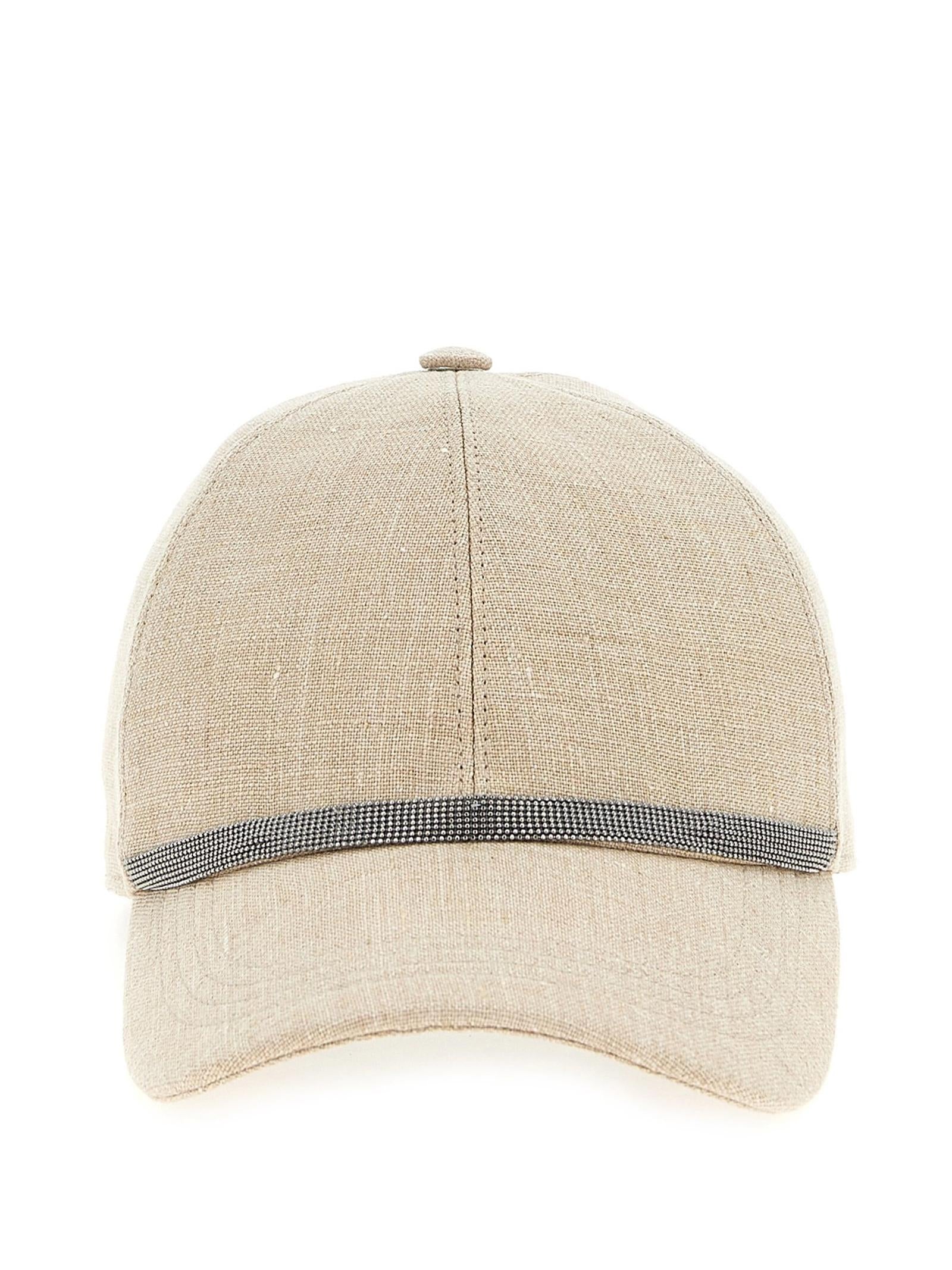 Cappello baseball in lino MCAP91003 C010 BRUNELLO CUCINELLI 