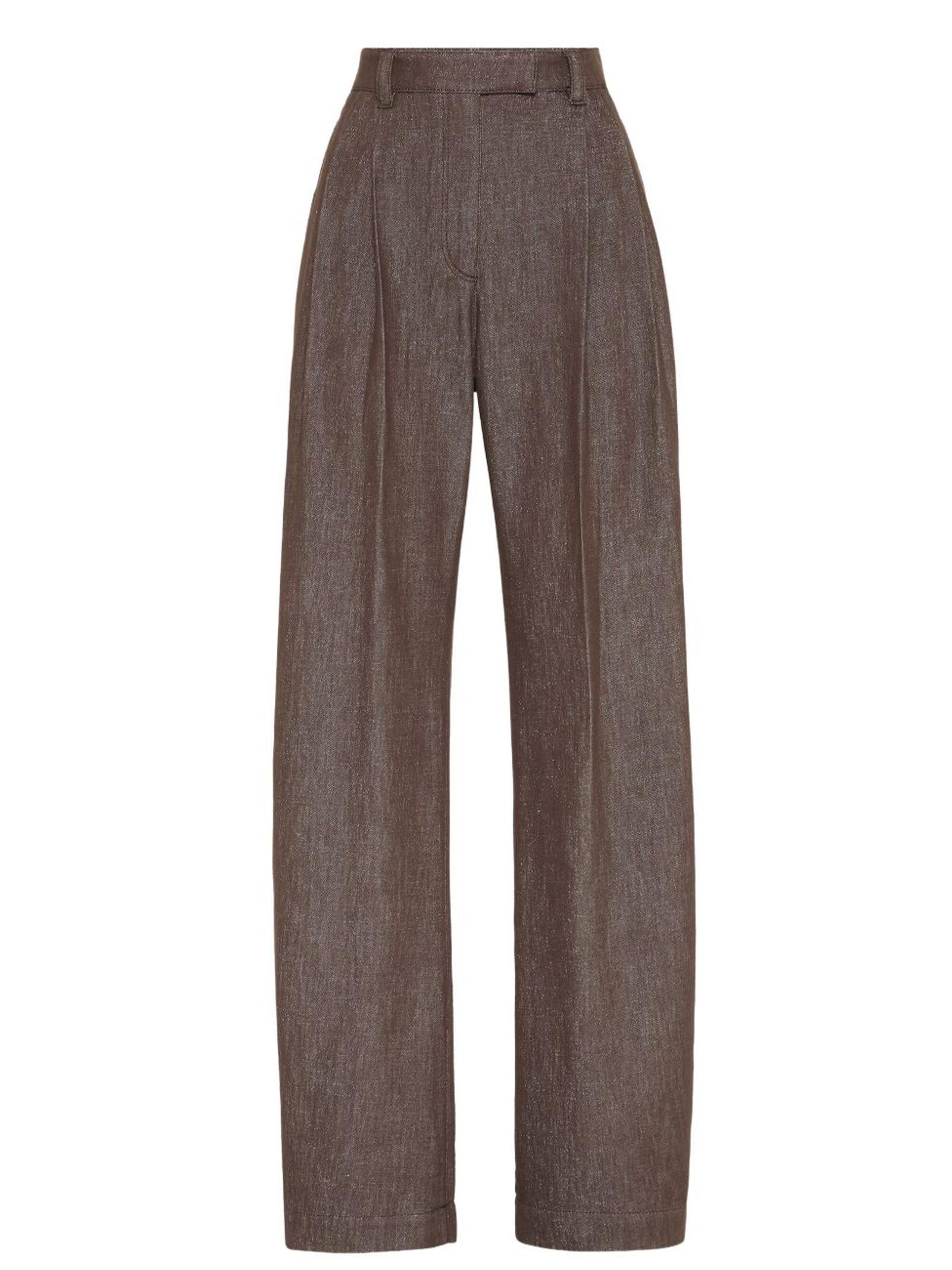 Pantaloni in denim con profilo lurex MB148P4022 C003 BRUNELLO CUCINELLI 
