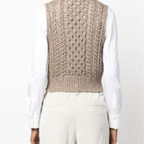 Gilet in cashmere MPA361116 CSD65 BRUNELLO CUCINELLI 