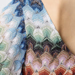 Abito corto con scollo a V DS26SG44BR015J SMSNV MISSONI 