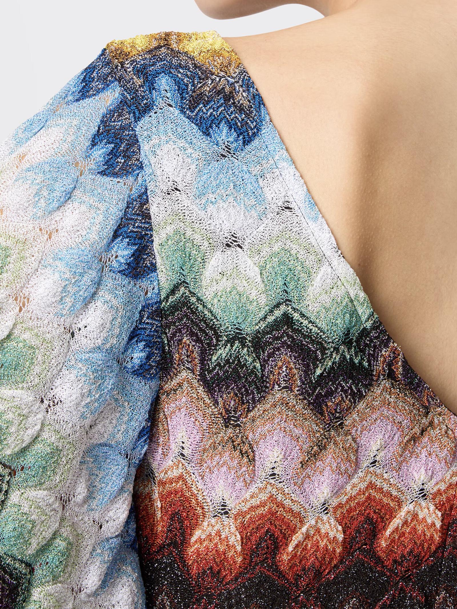 Abito corto con scollo a V DS26SG44BR015J SMSNV MISSONI 