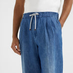 Pantalone leisure fit denim M239PE1710 C1471 BRUNELLO CUCINELLI 