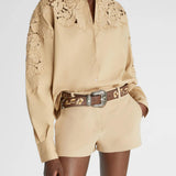 Camicia oversize D462K378BYQ 60920 ERMANNO SCERVINO 