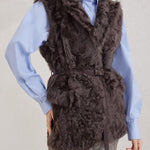 Gilet in shearling MPCHK7498 C4408 BRUNELLO CUCINELLI 