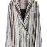 Blazer doppiopetto lamé