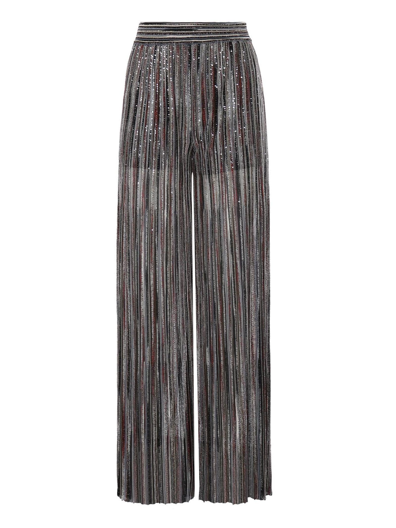 Pantaloni ampi DS26SI0NBK01H1 SMSMB MISSONI 