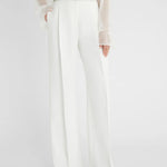 Pantaloni palazzo con cintura D466P304TEILM 14800 ERMANNO SCERVINO 