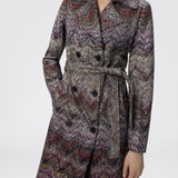 Trench lungo doppiopetto DS25WC0GBC005G S01HU MISSONI 