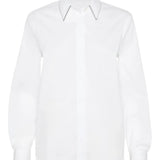 Camicia stretch con Shiny Collar M0091MA606 C159 BRUNELLO CUCINELLI 