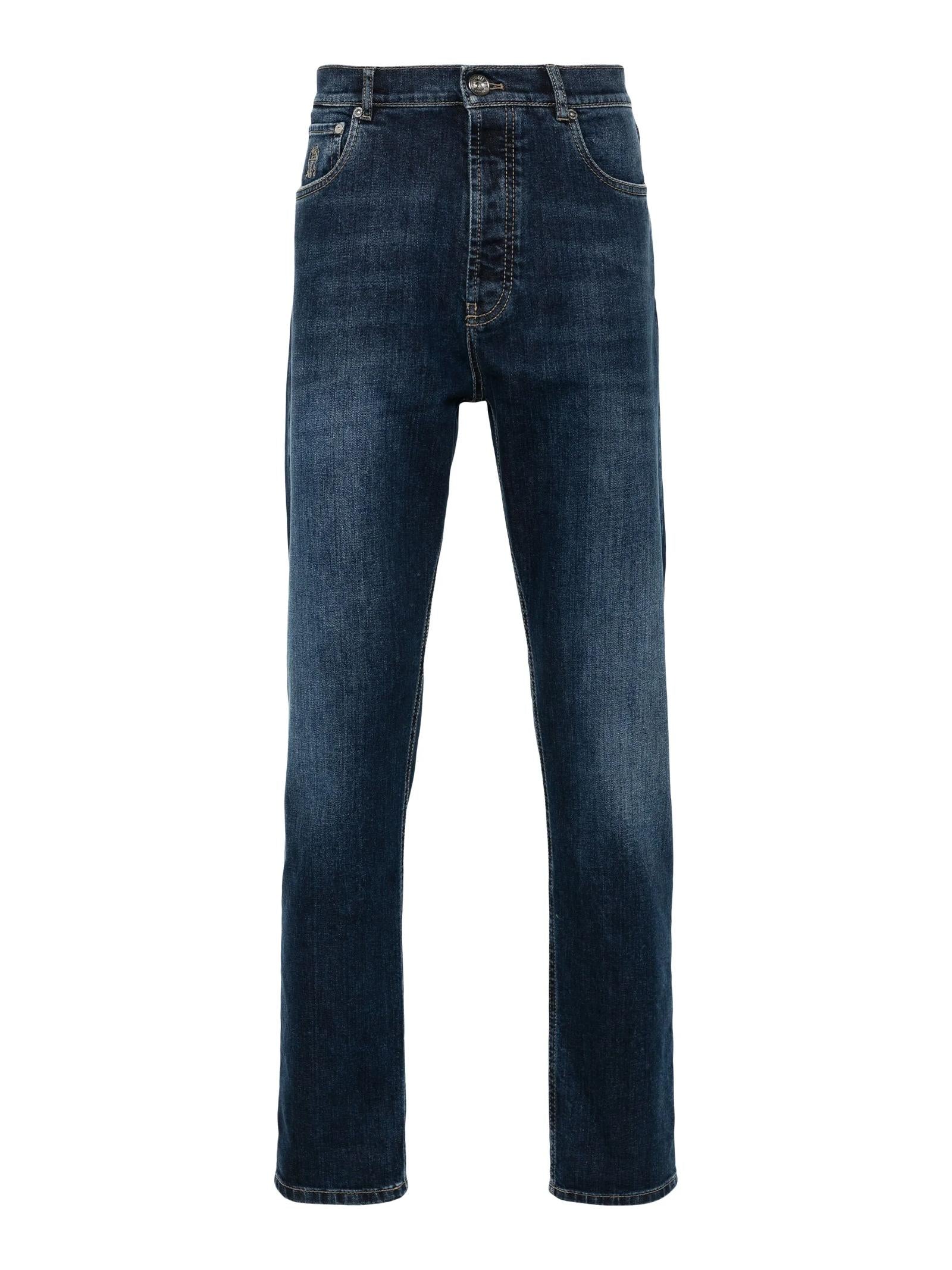 Pantalone denim M283PO1090 C1468 BRUNELLO CUCINELLI 