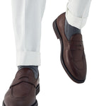 Mocassini in pelle di vitello MZUANTE880 C8064 BRUNELLO CUCINELLI 