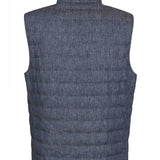 Gilet in lino trapuntato