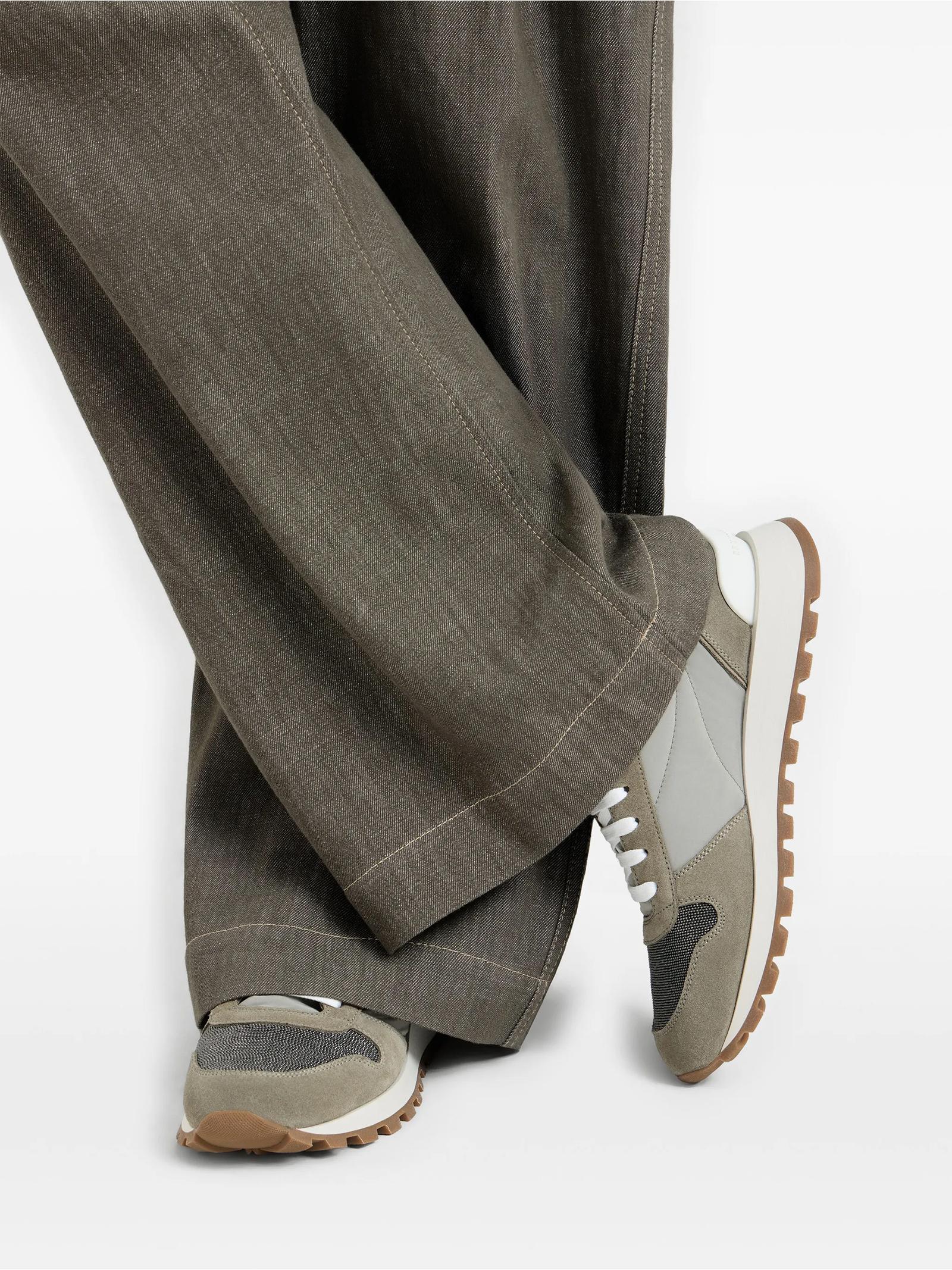 Runners in tessuto techno MZ47G1960 C7550 BRUNELLO CUCINELLI 