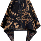 Mantella reversibile in jacquard