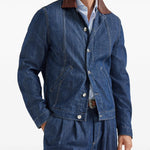Giubbino in denim MH2636914 COH51 BRUNELLO CUCINELLI 