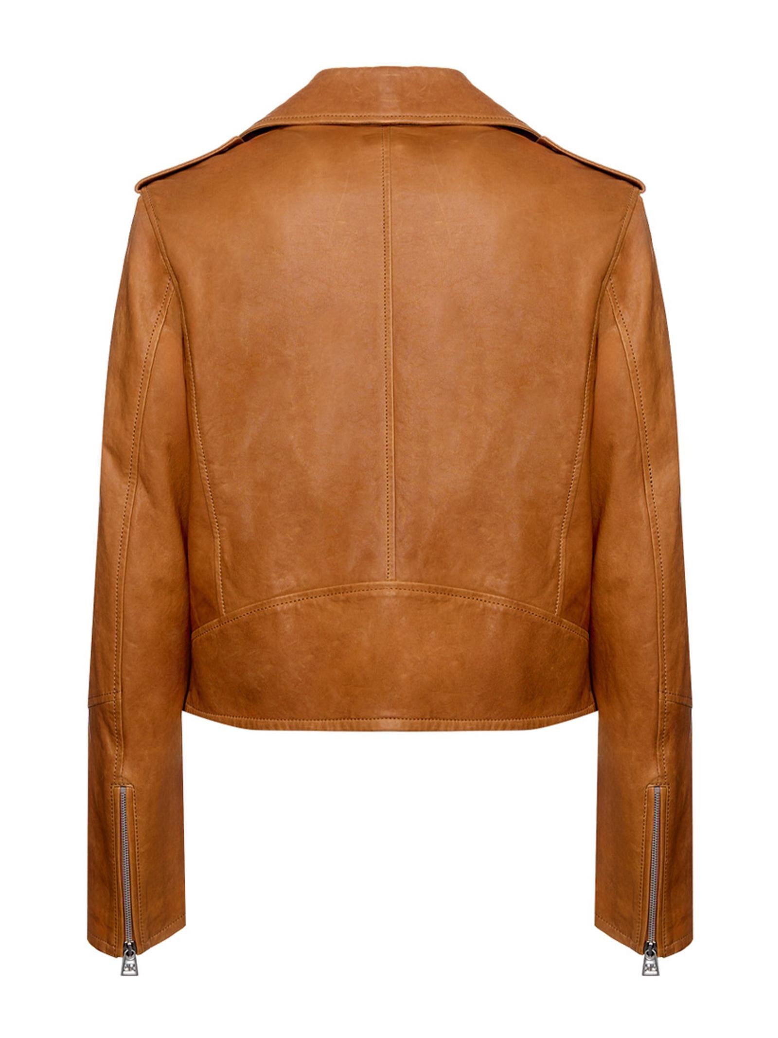 Giacca in pelle D460I305JYG 71137 ERMANNO SCERVINO 