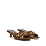 Mules con ricamo a fiori D468Z300RZTM 91230 ERMANNO SCERVINO 