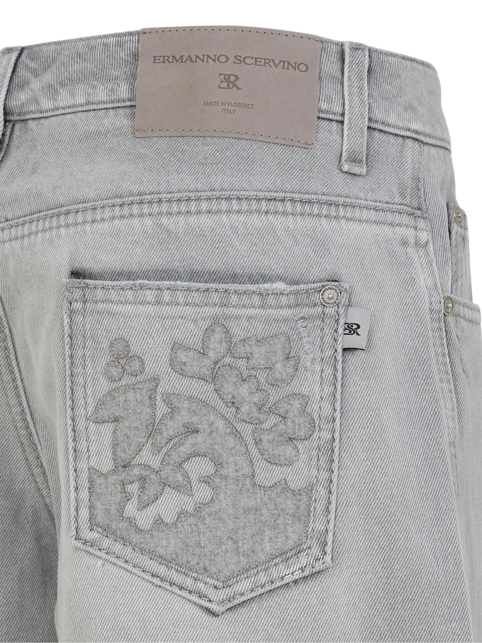 Pantaloni denim con ricamo D477P367IGFV 44103 ERMANNO SCERVINO 