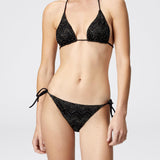 Bikini triangolo lamé