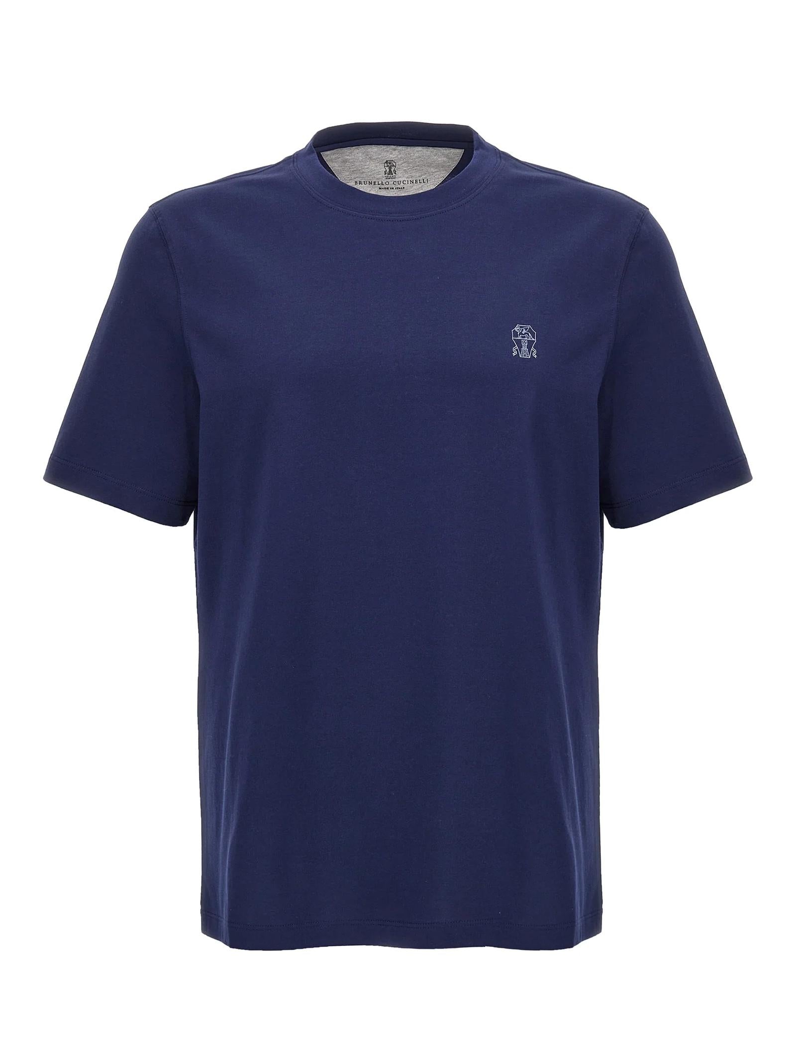 T-shirt girocollo M0B138440 C2443 BRUNELLO CUCINELLI 