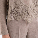 Maglia cropped in cashmere D475M305APKFX M1507 ERMANNO SCERVINO 