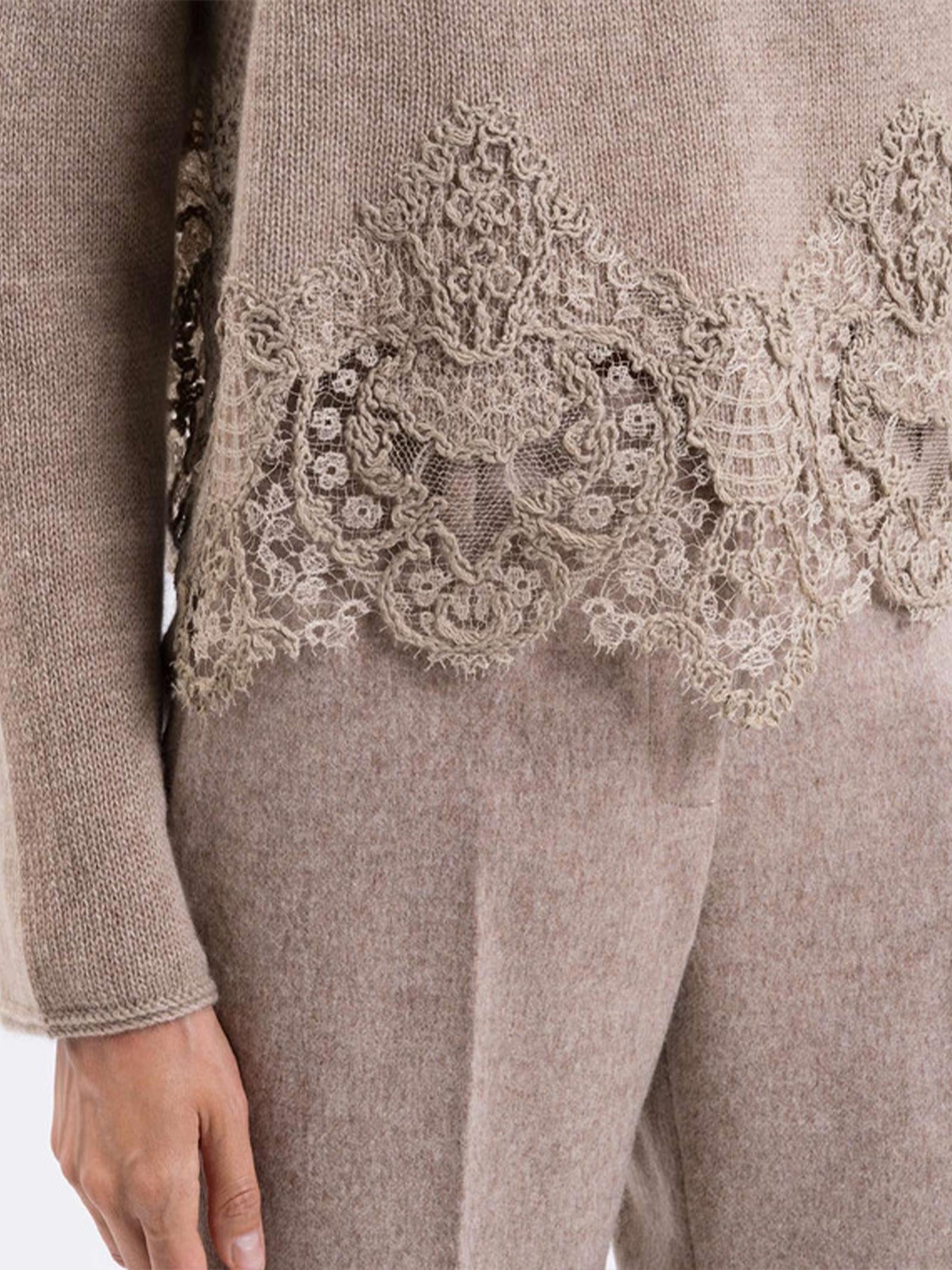 Maglia cropped in cashmere D475M305APKFX M1507 ERMANNO SCERVINO 