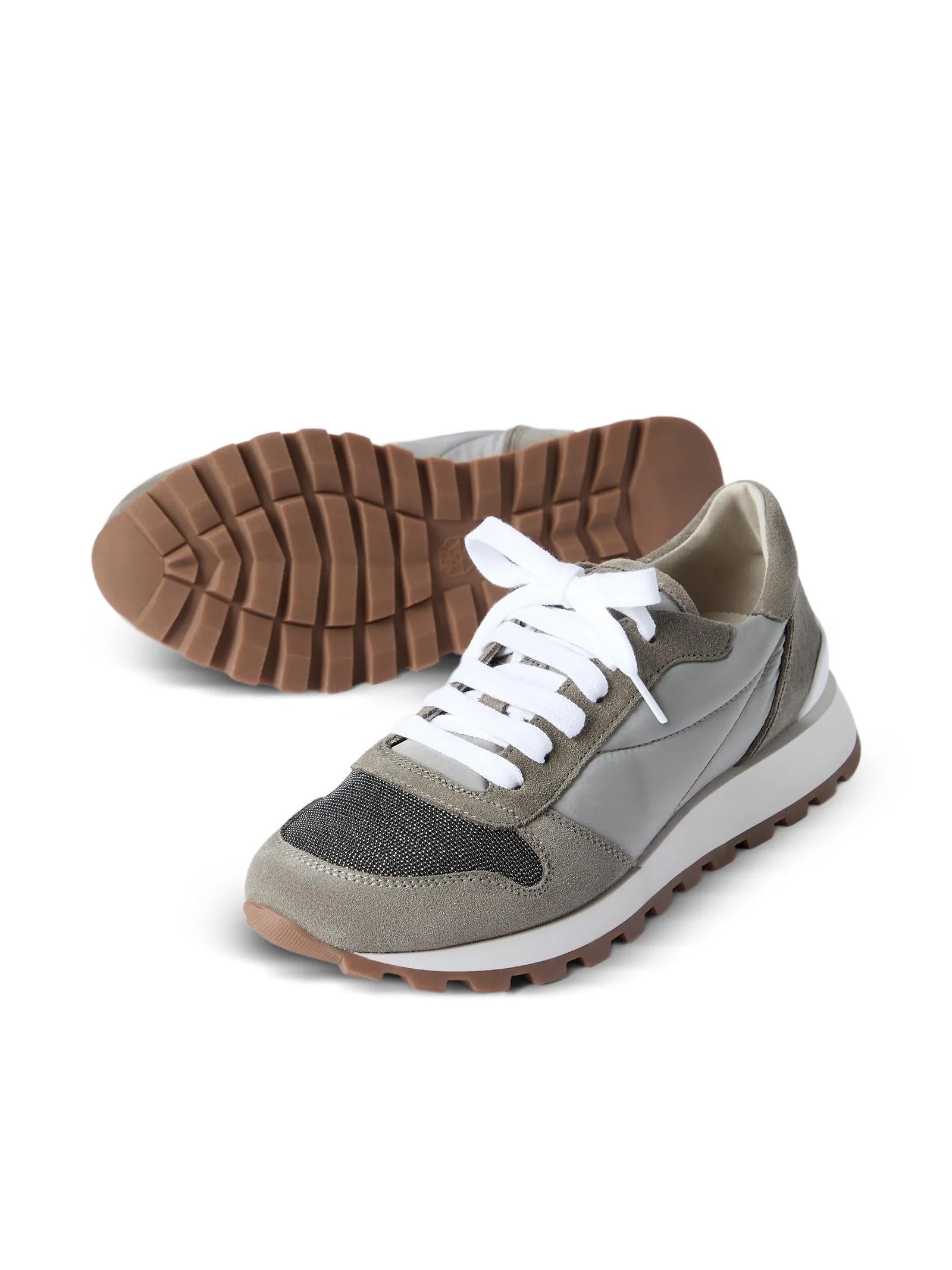 Runners in tessuto techno MZ47G1960 C7550 BRUNELLO CUCINELLI 