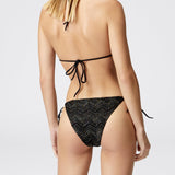 Bikini triangolo lamé