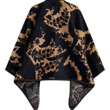 Mantella reversibile in jacquard