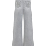 Pantaloni denim con ricamo D477P367IGFV 44103 ERMANNO SCERVINO 