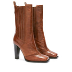 Tronchetto in pelle vegetale D478Z740GJP 91228 ERMANNO SCERVINO 