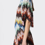 Abito corto con scollo a V DS26SG44BR015J SMSNV MISSONI 