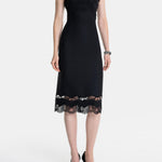 Abito senza maniche in pizzo D472Q318WHB 95708 ERMANNO SCERVINO 
