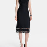 Abito senza maniche in pizzo D472Q318WHB 95708 ERMANNO SCERVINO 
