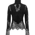 Maglia inserti pizzo D475M705APATL 95708 ERMANNO SCERVINO 