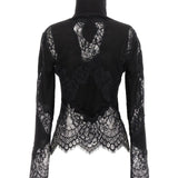 Maglia inserti pizzo D475M705APATL 95708 ERMANNO SCERVINO 