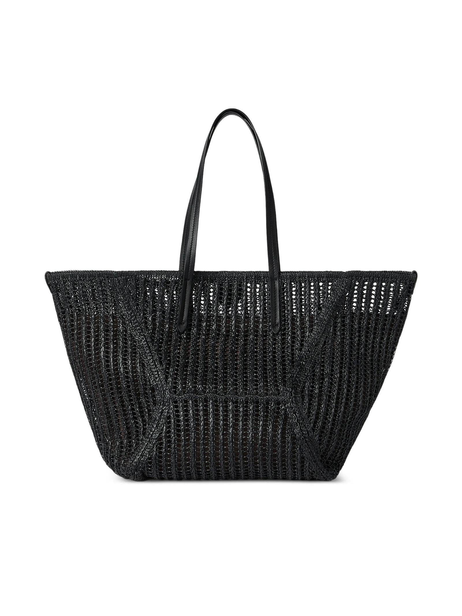 Borsa tote in rafia Duo MB97D2571 C101 BRUNELLO CUCINELLI 