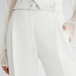 Pantaloni palazzo con cintura D466P304TEILM 14800 ERMANNO SCERVINO 
