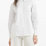 Camicia stretch con Shiny Collar M0091MA606 C159 BRUNELLO CUCINELLI 