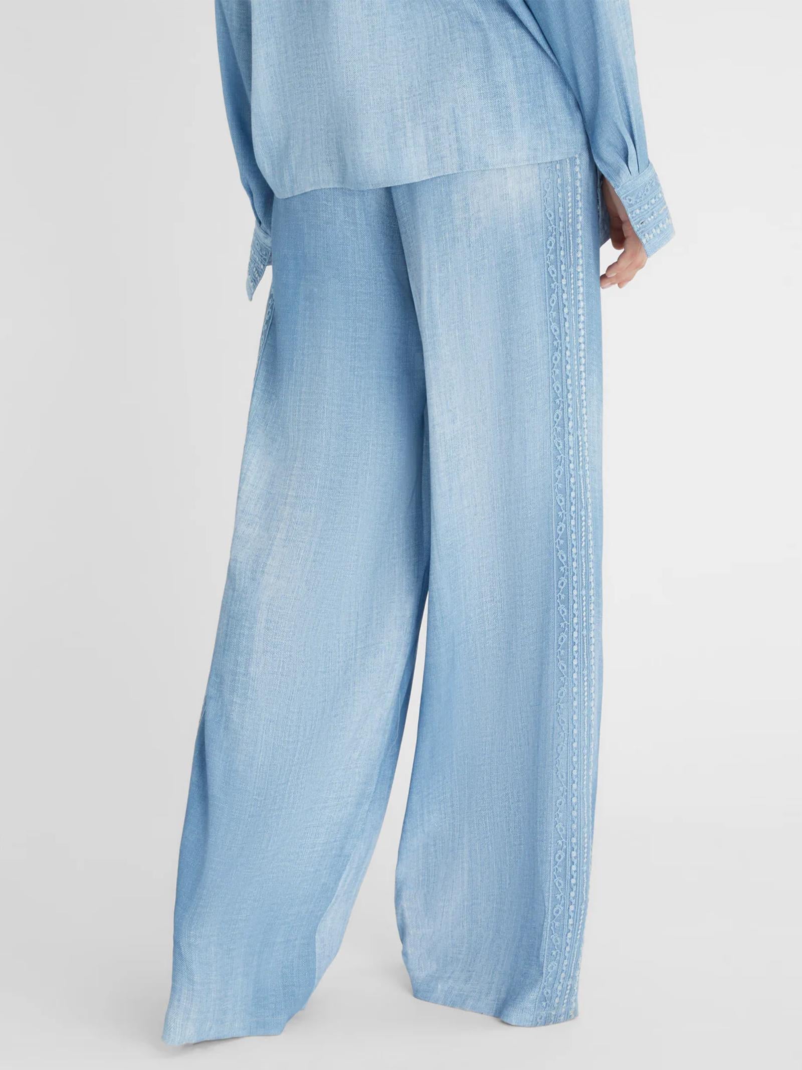 Pantaloni palazzo D462P301EMY S4217 ERMANNO SCERVINO 