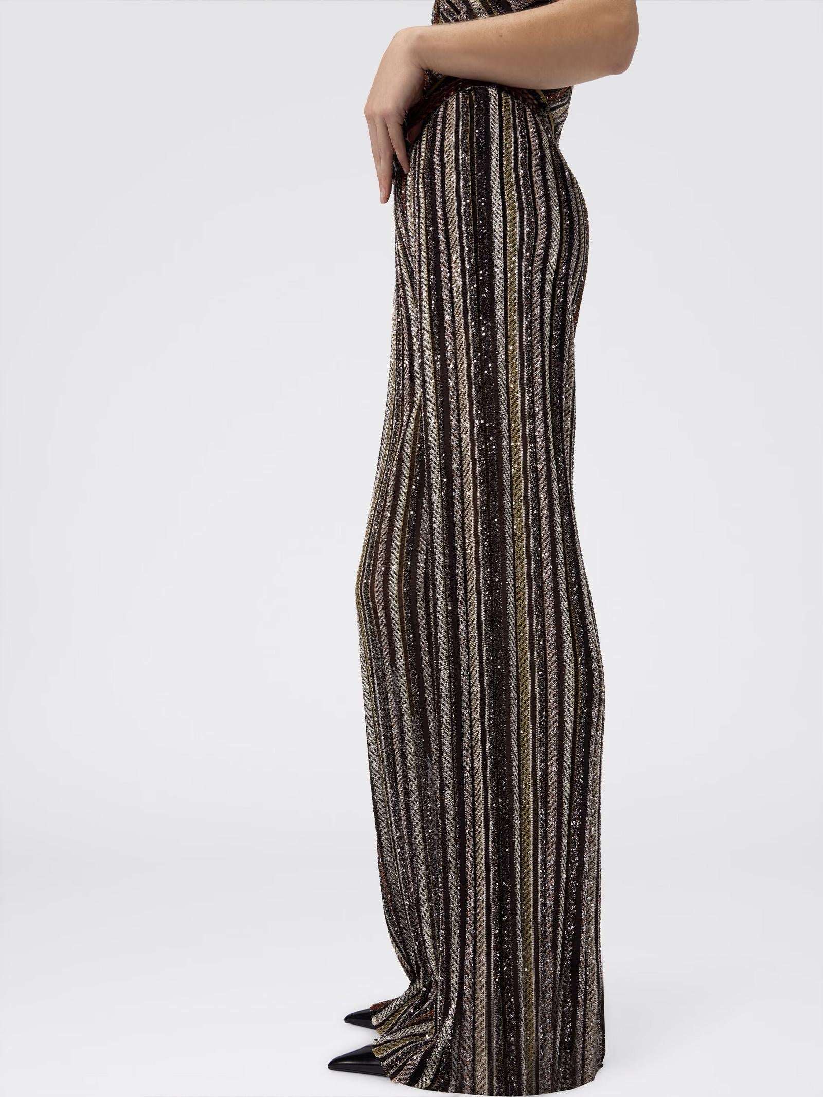 Pantalone lungo in maglia DS25WI09BK01C3 SM9T5 MISSONI 