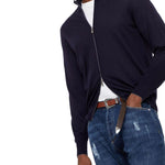 Cardigan con zip M2300106 CW425 BRUNELLO CUCINELLI 