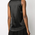 Top in raso di seta M0C59E0600 C101 BRUNELLO CUCINELLI 
