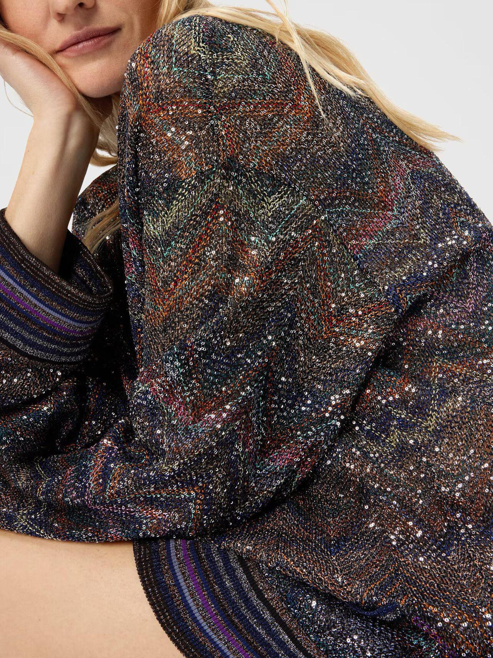 Cardigan over scollo V DS25WM0TBC005G S91P6 MISSONI 