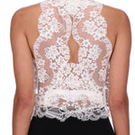 Top in pizzo D472L312EOI 10602 ERMANNO SCERVINO 