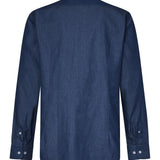 Camicia denim con logo